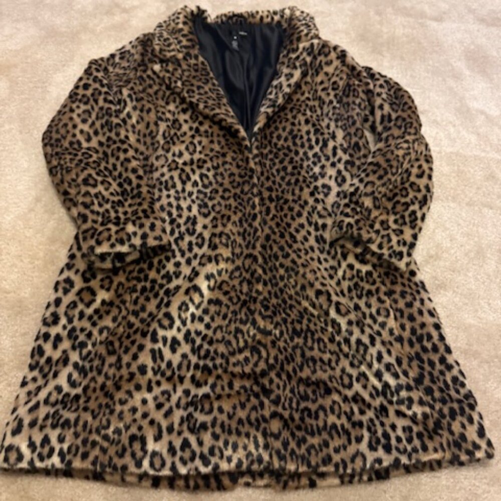 Velvet Leopard Coat